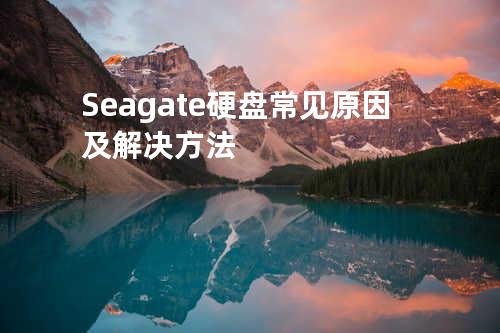 Seagate硬盘常见原因及解决方法